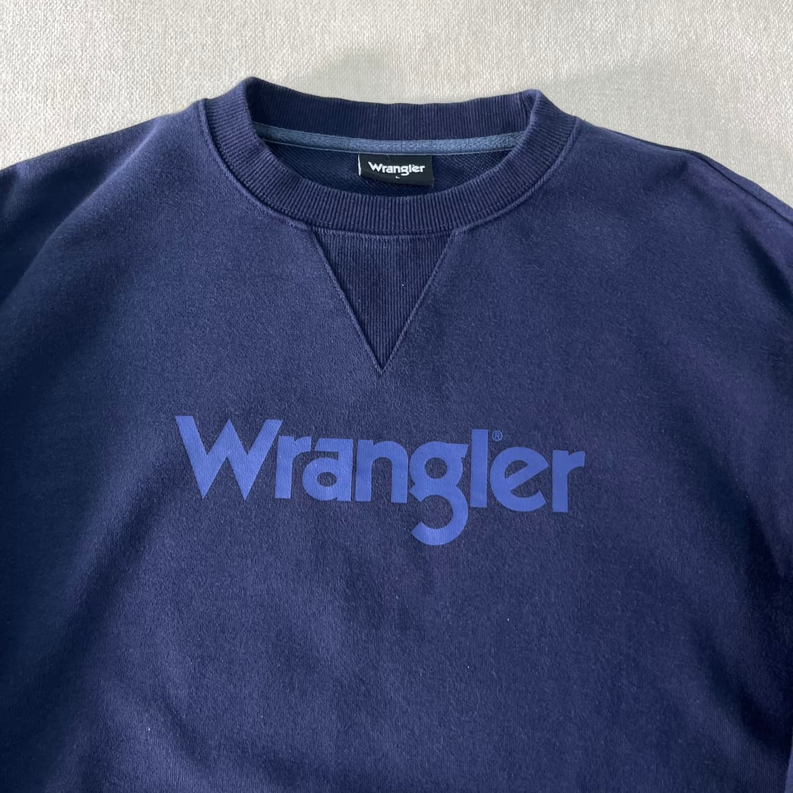 100 랭글러 빅로고 맨투맨 상품이미지2