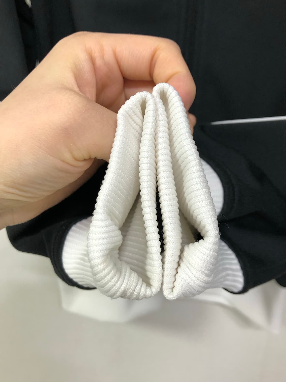 아디다스 셰브론 베켄바우어 여성 딱붙핏 트랙탑 져지 _ 블랙 XS 상품이미지6