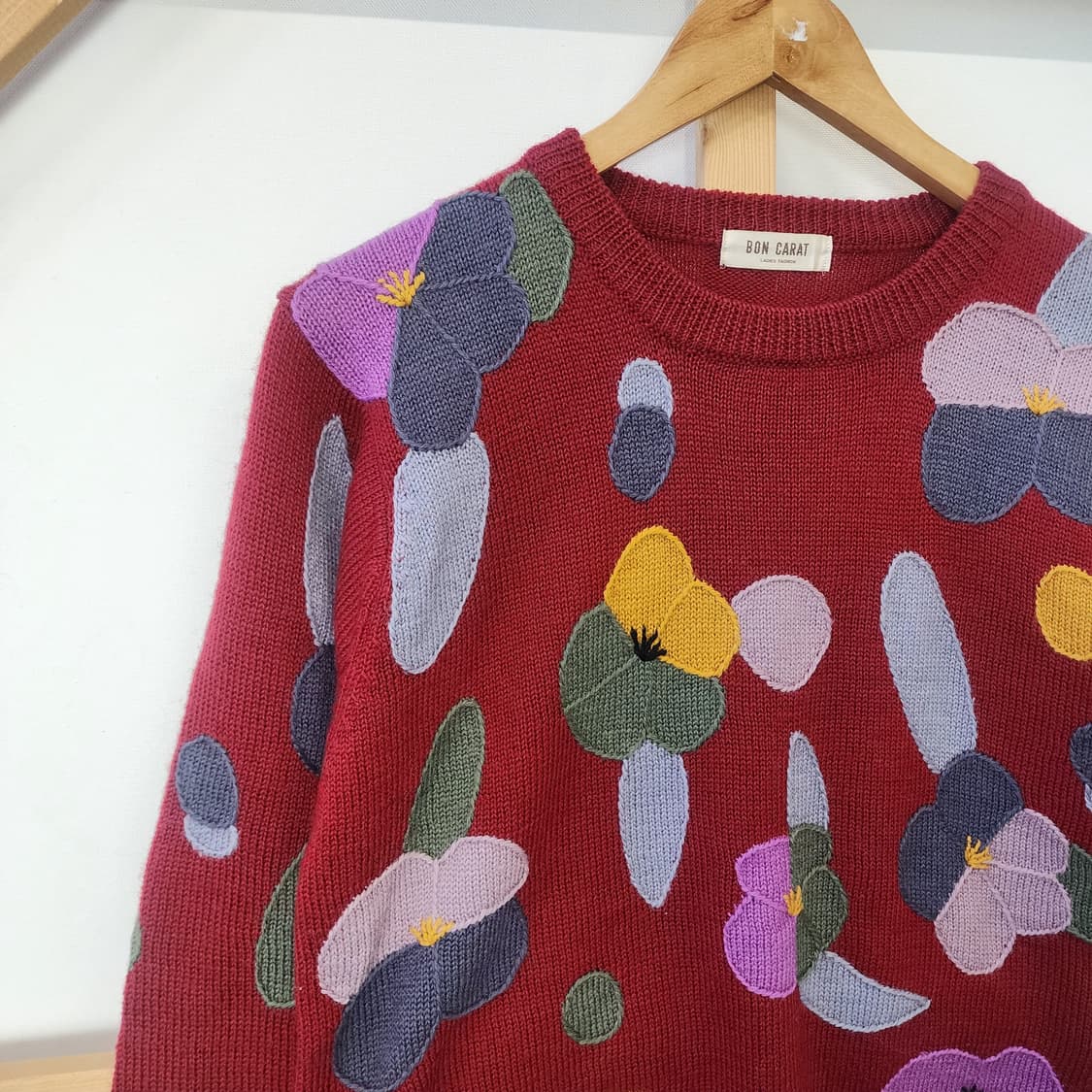 핸드메이드 플라워 니트 상품이미지2