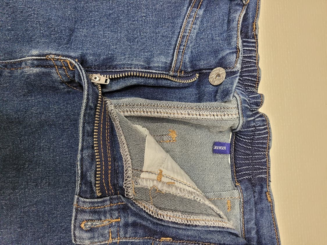 반에이크 VANAKE 여자 뒤트임 데님 롱스커트 27 인디고 상품이미지5