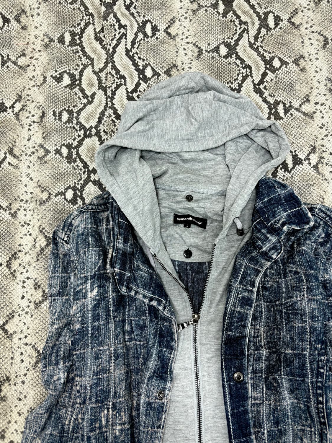 “Semantic Design” Y2K Mood Hood Layered  상품이미지3