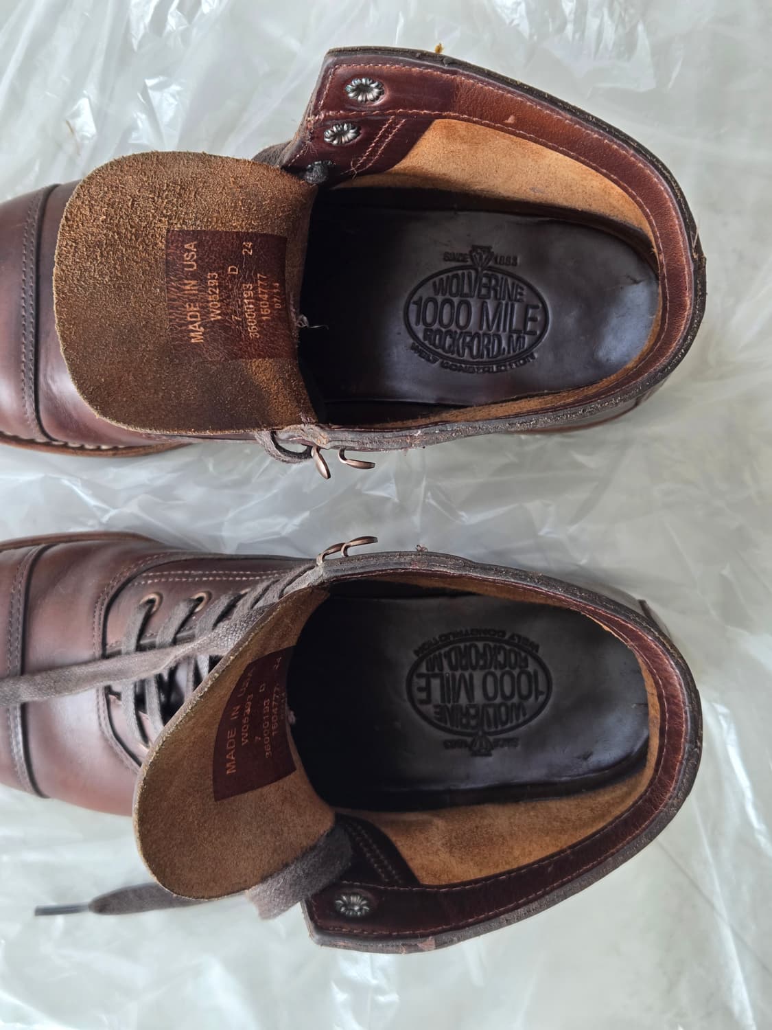 울버린 1000마일 캡토 부츠 250 상품이미지4