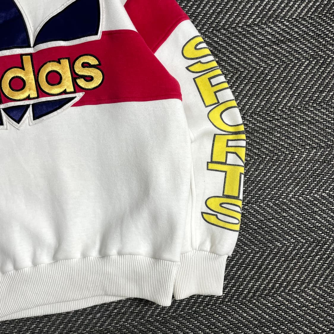 90s 아디다스 레트로 빅로고 박시핏 스웻 셔츠y 3266 상품이미지3