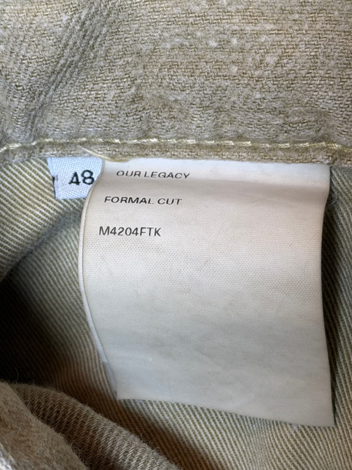 Our legacy khaki Green Brushed Cotton 상품이미지3