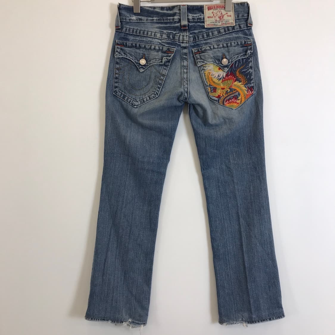 트루릴리전 빌리 백자수패치 부츠컷 청바지 [31인치] 상품이미지3