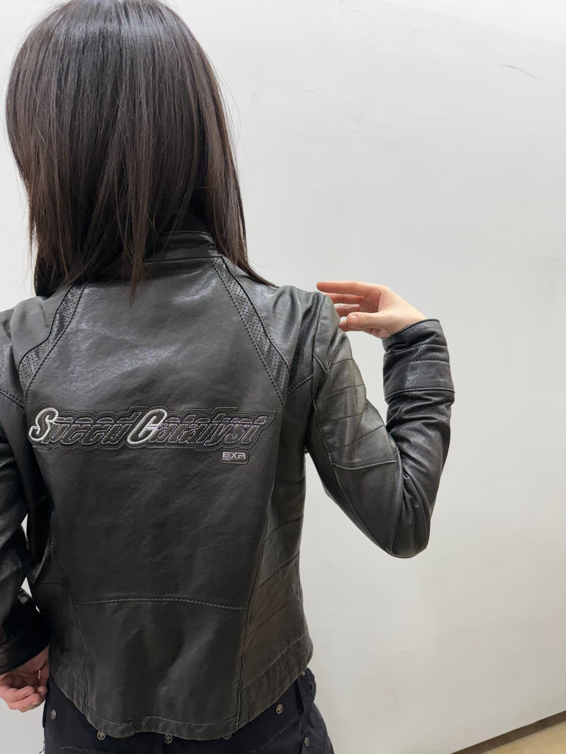 EXR 레더 플랩커버 바이커자켓 상품이미지9