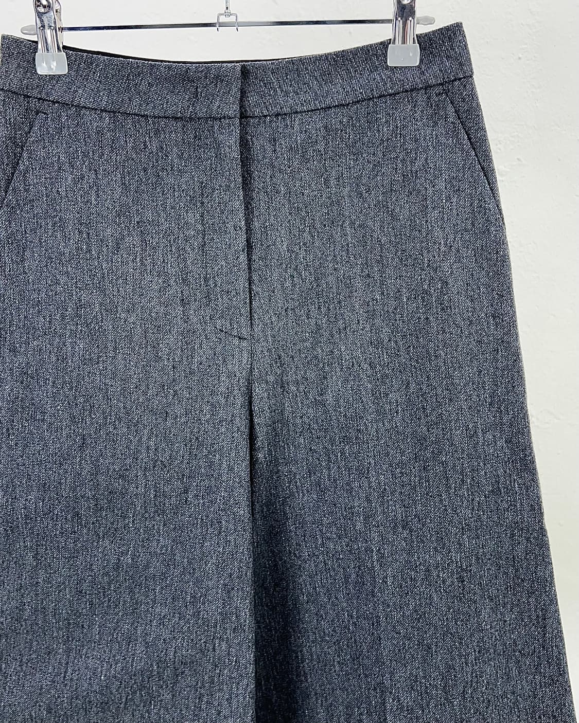 준지 차콜 네프 헤링본 가우초 쇼츠 상품이미지3