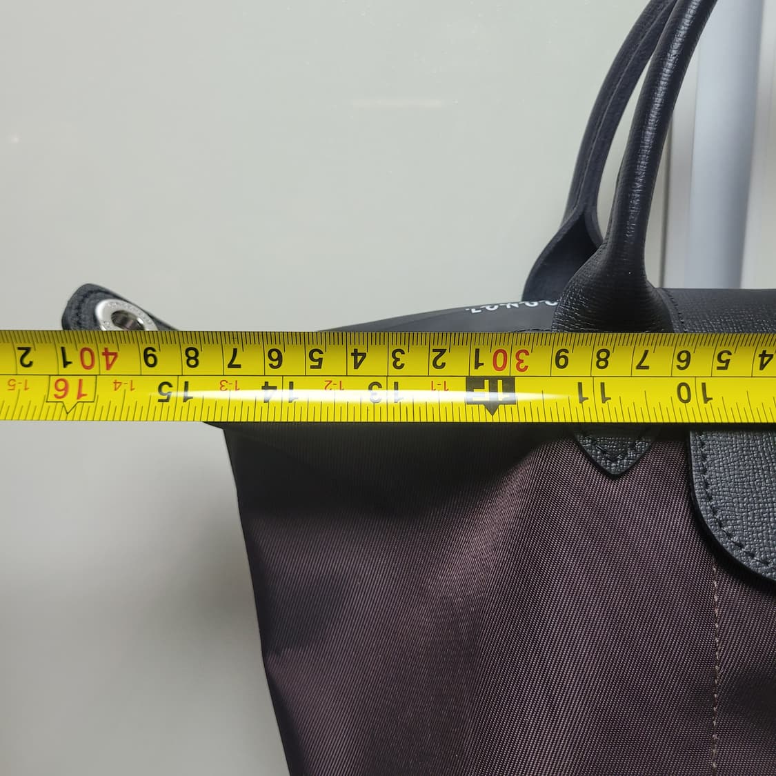 롱샴 르 플리아쥬 에너지 토드겸 크로스백  버건디 상품이미지6