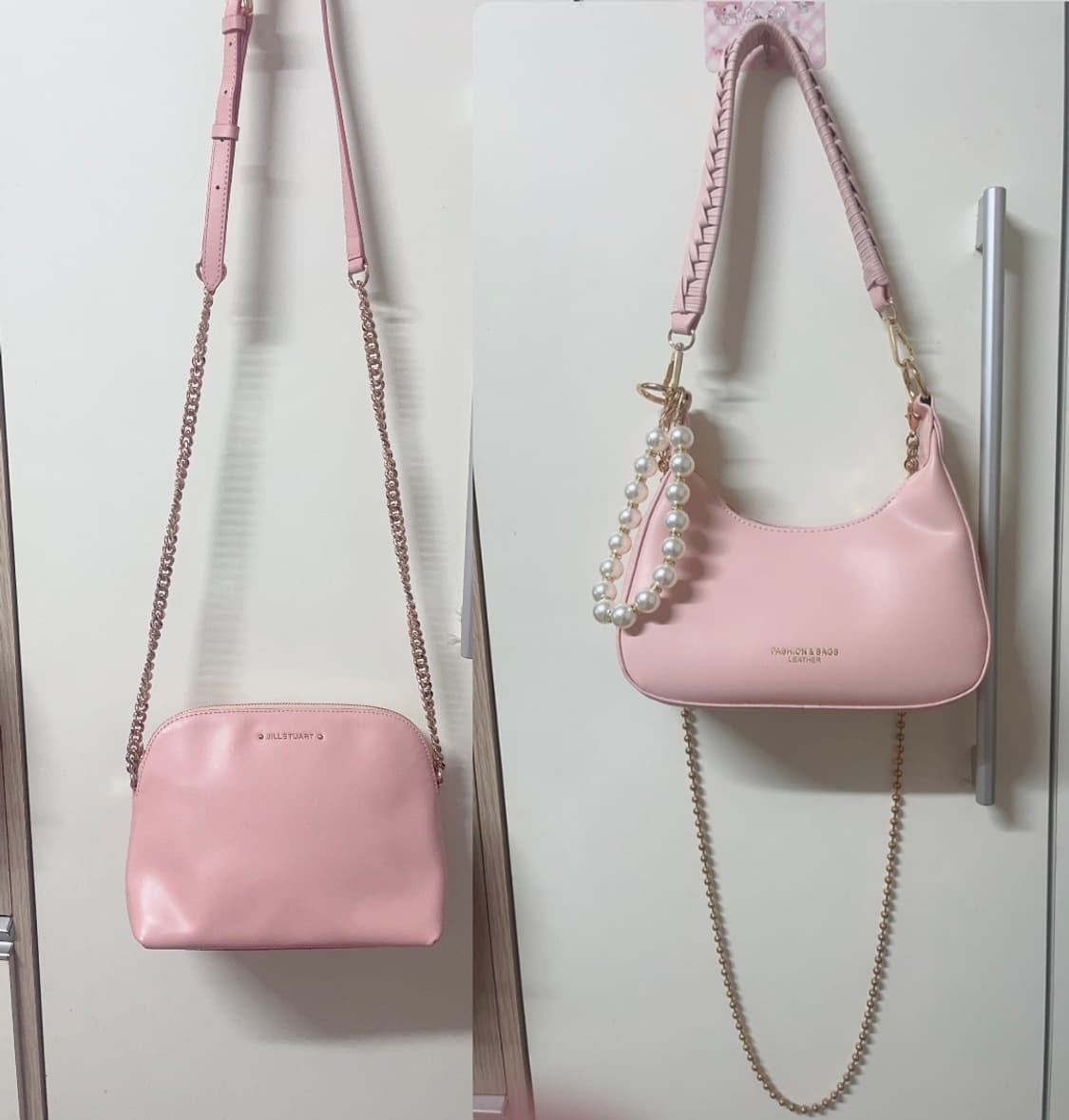 메세지주시면 3.0 질스튜어트 크로스백+ 핑크 숄더백 보호백 가방 일괄 상품이미지1