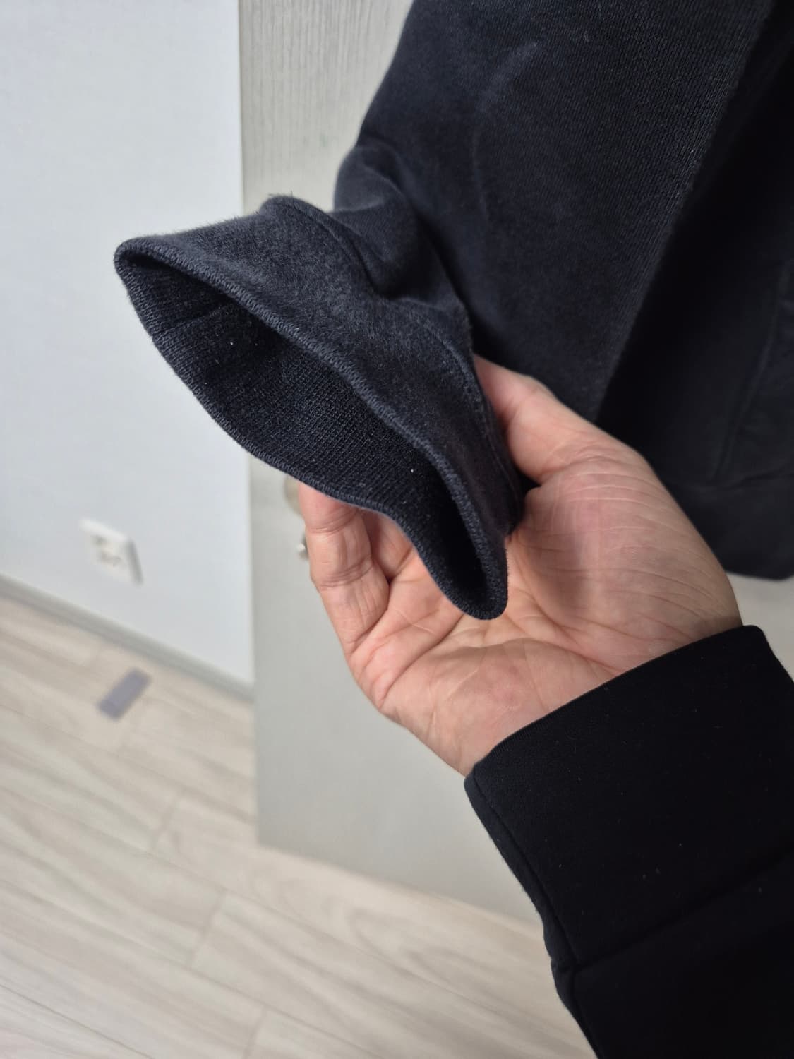 나이키 블랙 기모 후드티 100 상품이미지5