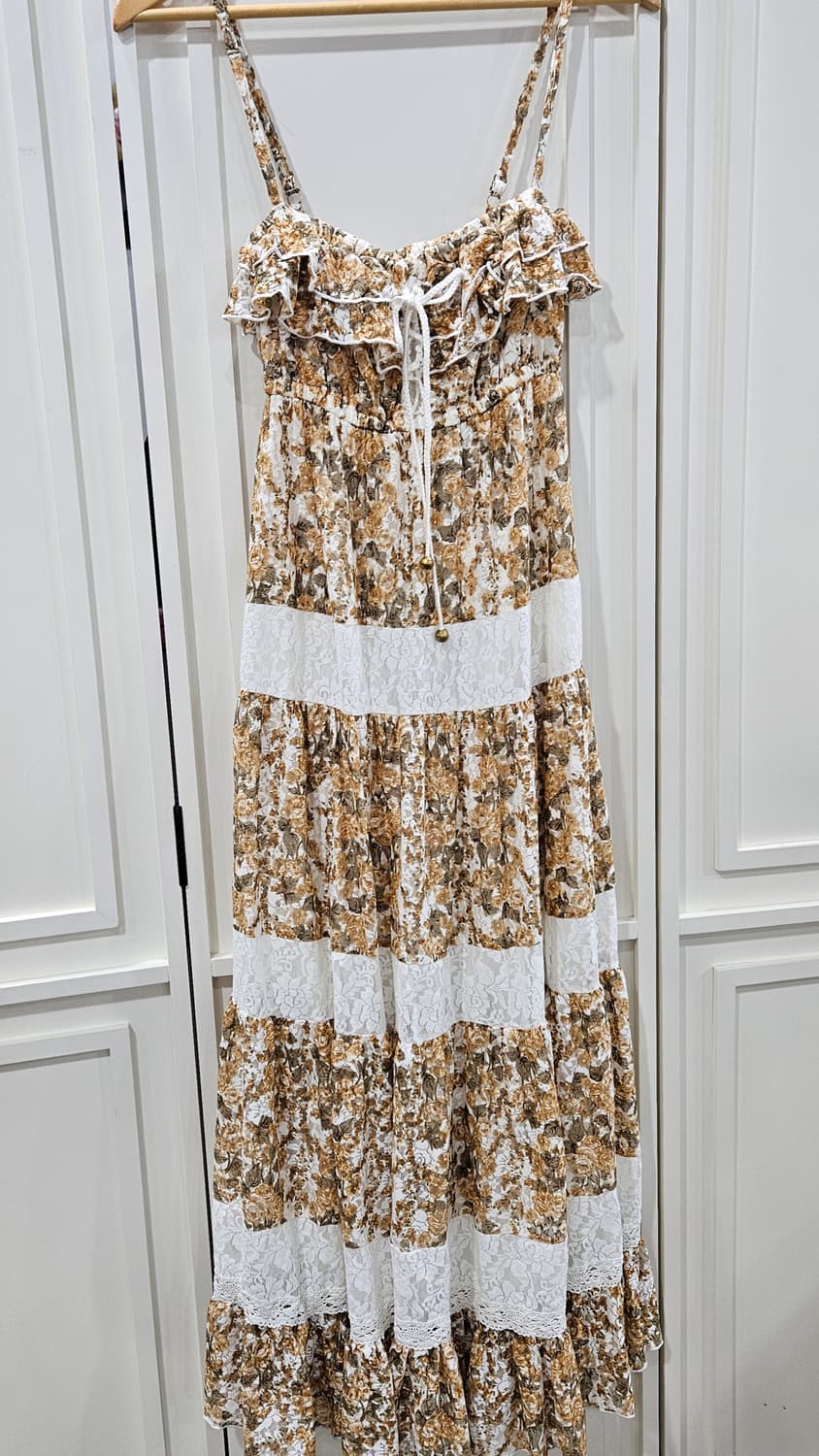 LIZ LISA(리즈리사) 플라워 레이스 롱 원피스 상품이미지4