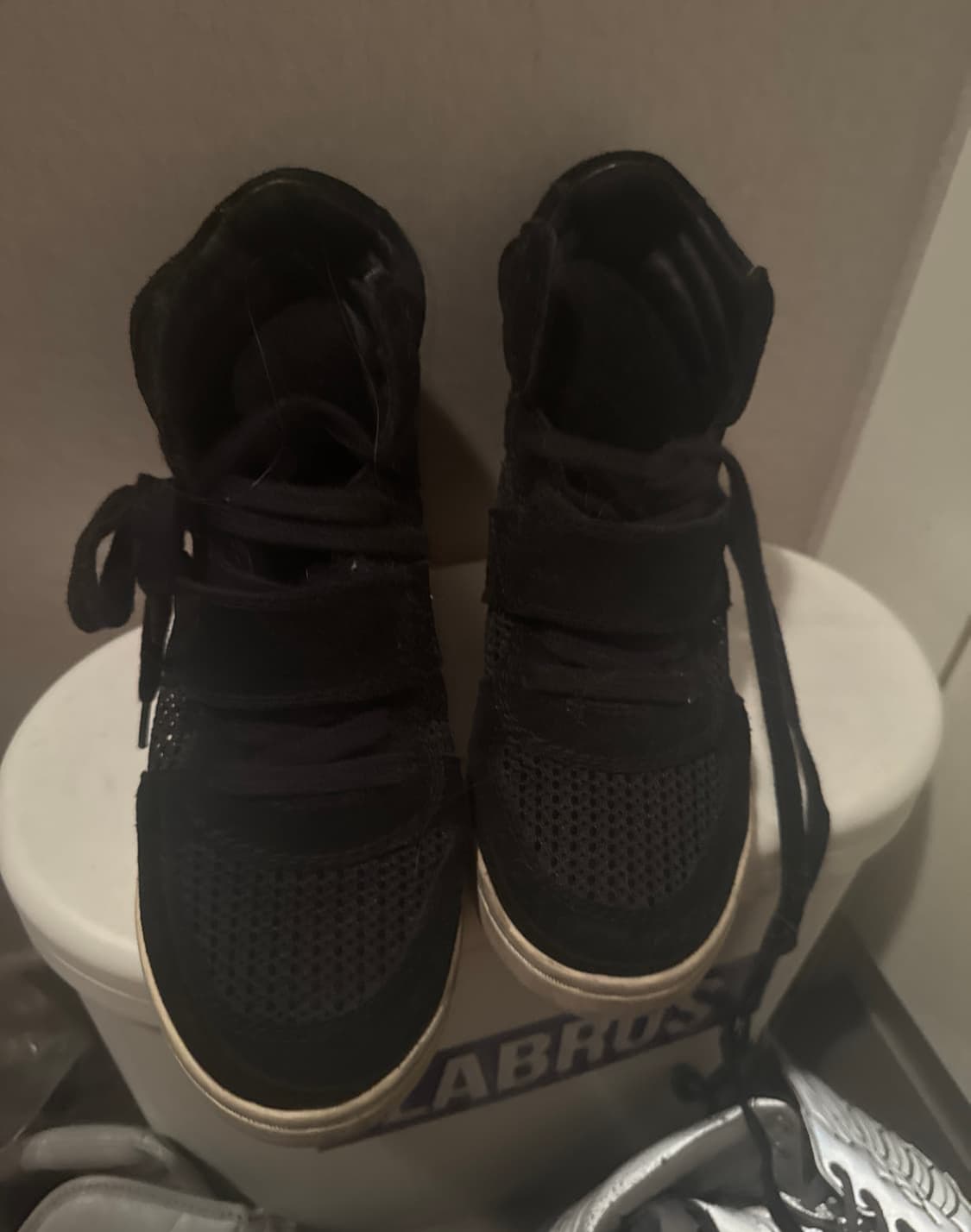 Ash 블랙 보위 웨지힐 스니커즈 상품이미지2