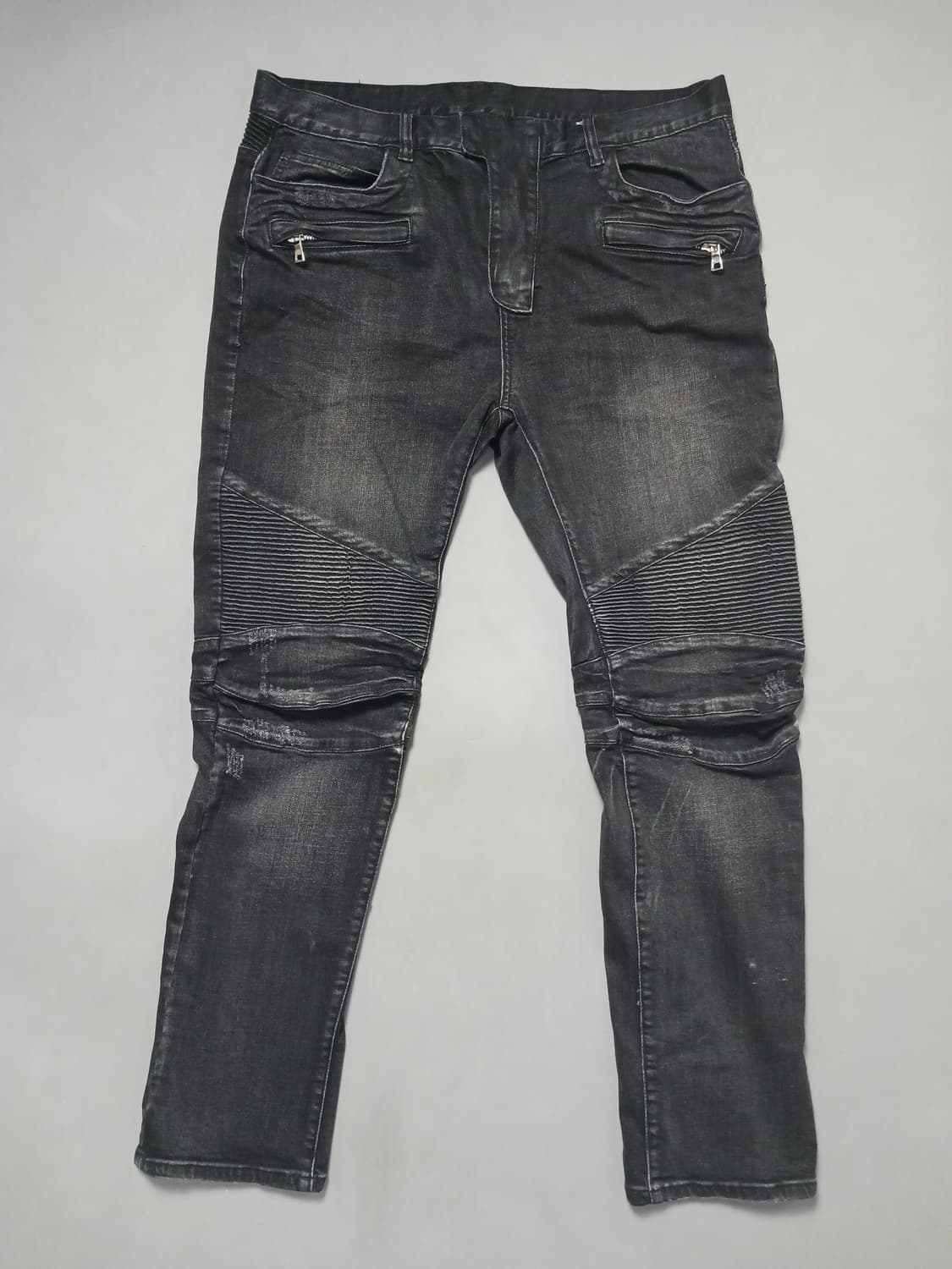 [38] 발망 바이커 블랙진 청바지 상품이미지1