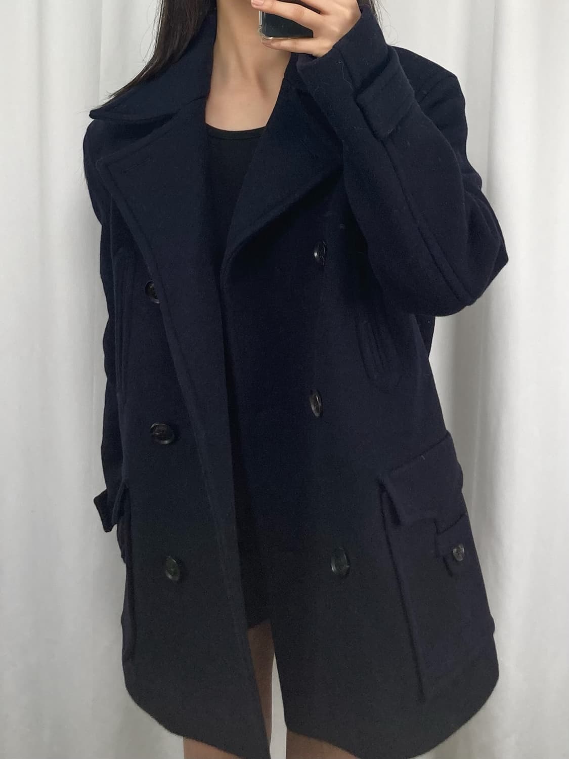 마뗑킴 울 피코트 상품이미지1