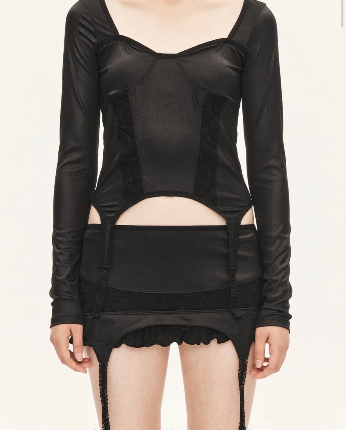 쓰리타임즈 레이스 가터 스커트 s사이즈 상품이미지1