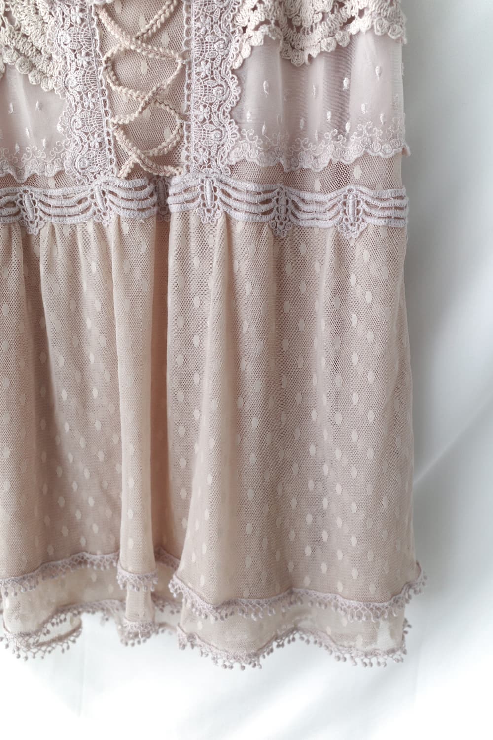 axes femme) lace dot sleeveless 상품이미지4