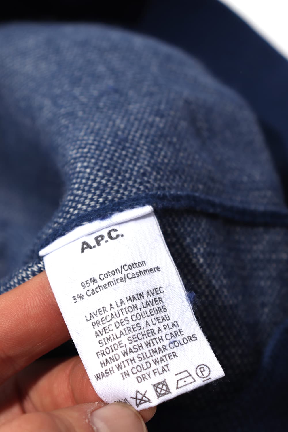 A.P.C 캐시미어 프린팅 니트 size S 상품이미지5