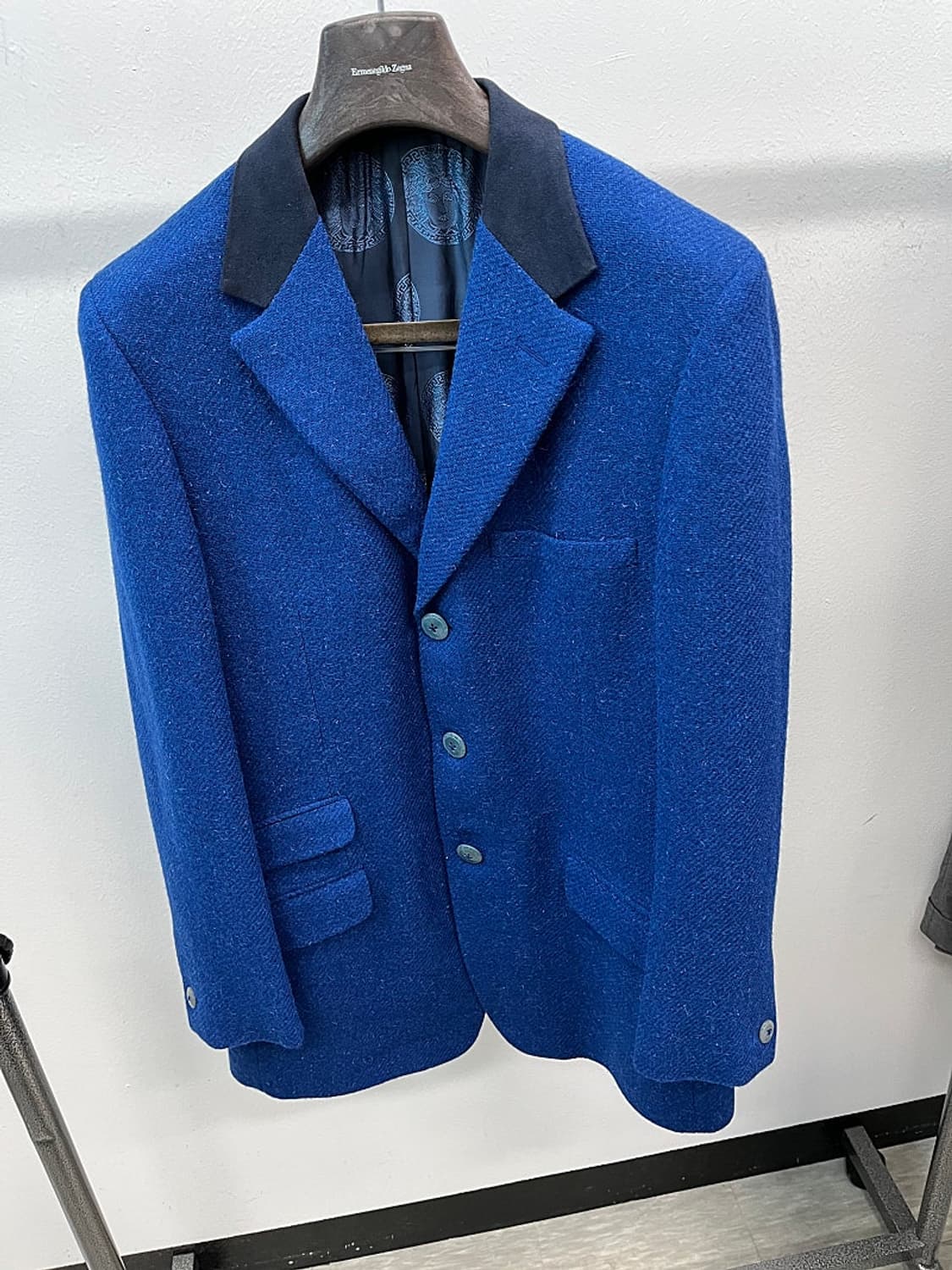 105) 베르사체 료얄블루 울코트  상품이미지1