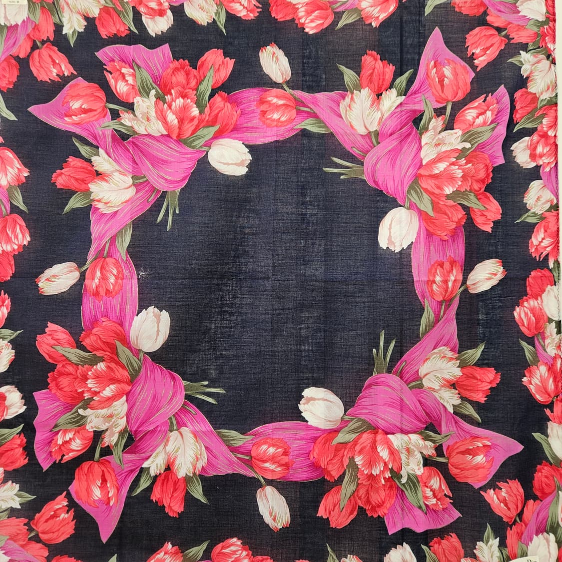 크리스찬 디올(Christian Dior) 튤립 플라워 손수건 상품이미지2