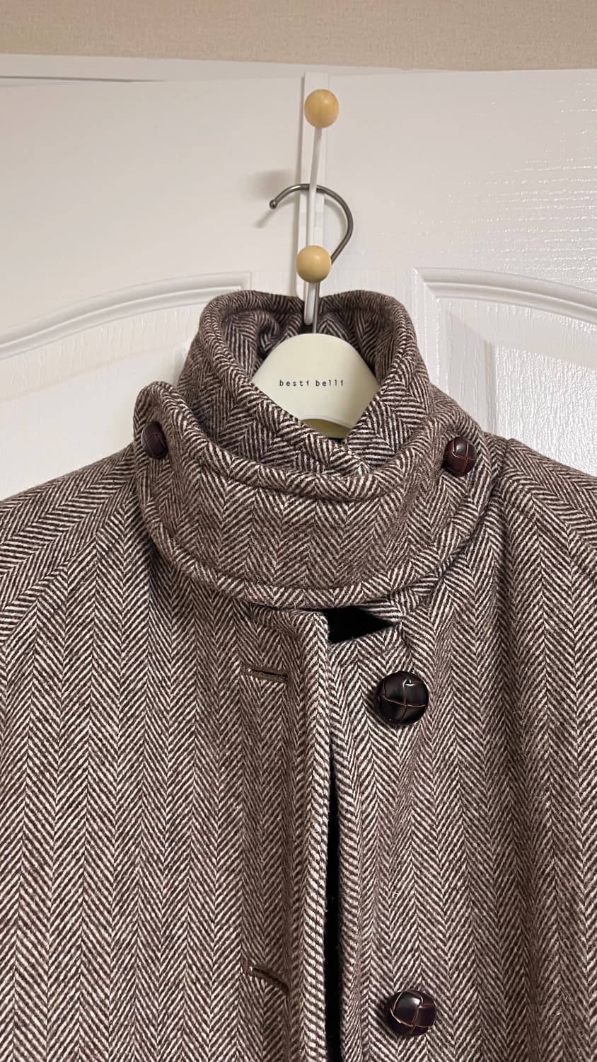 캐롤 코트(브라운 헤링본 코트) 상품이미지1