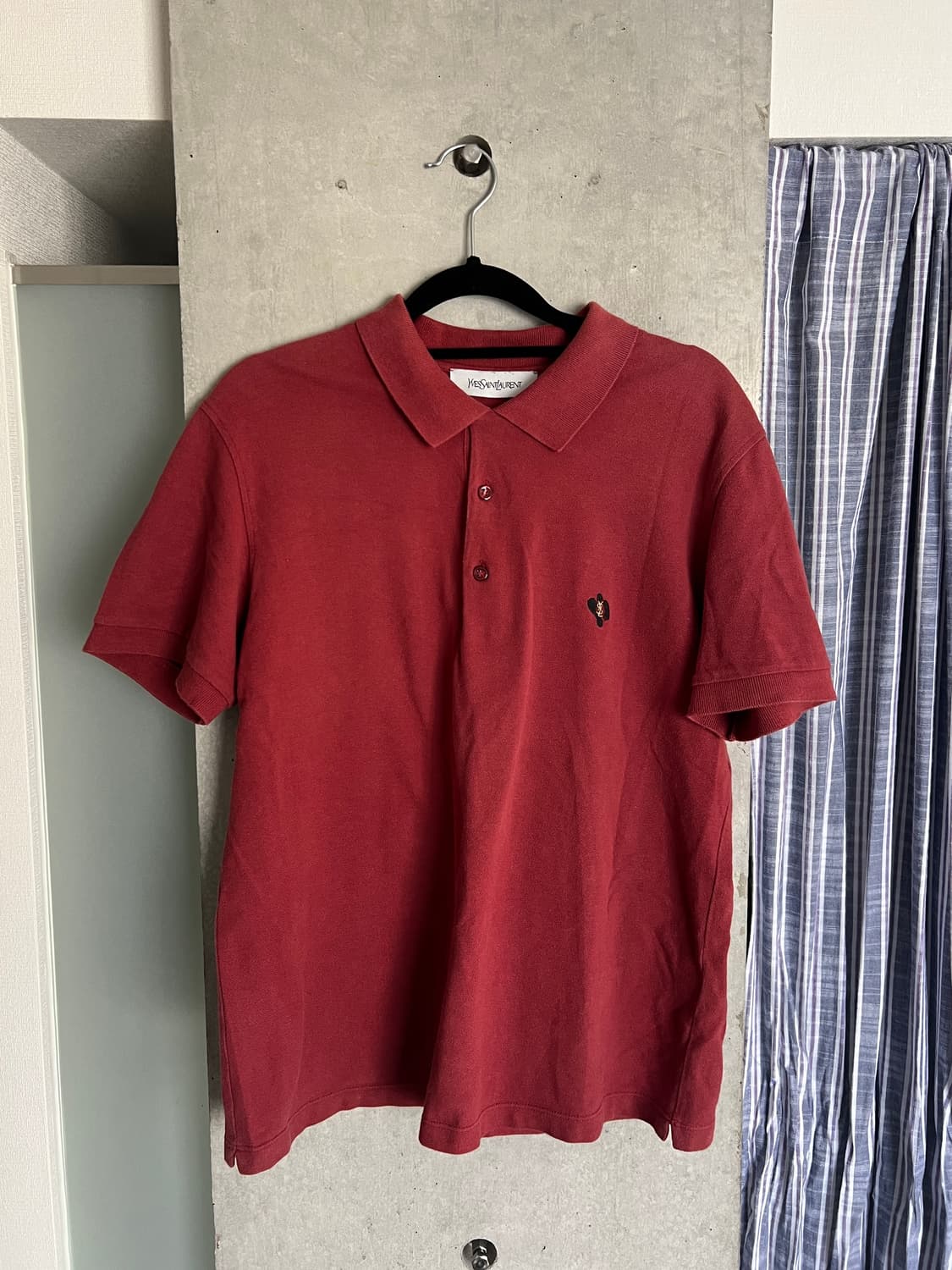 Yves Saint Laurent YSL 레드 폴로 셔츠 상품이미지1