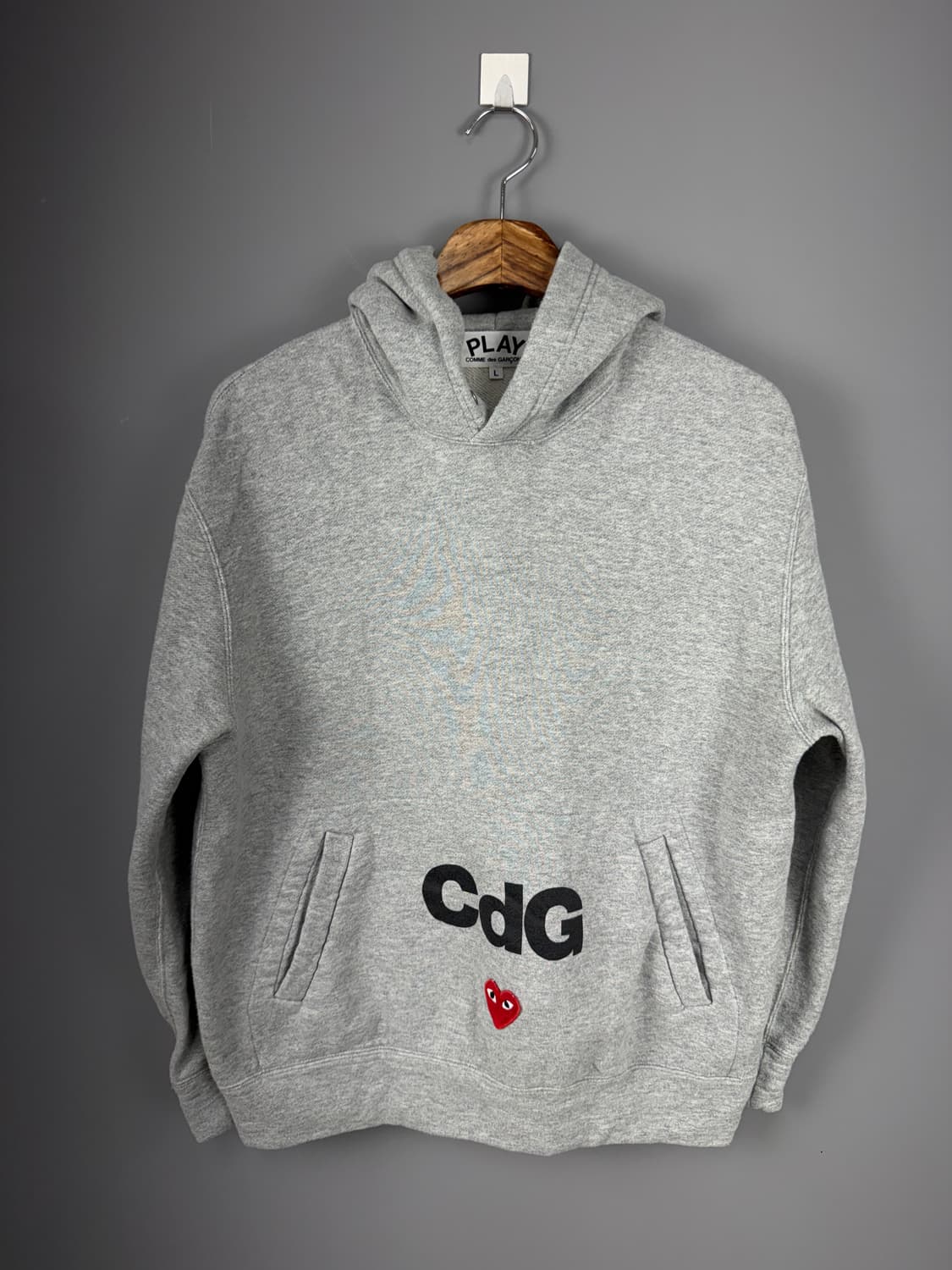 꼼데가르송 CDG 그레이 후드티 E0618 상품이미지2