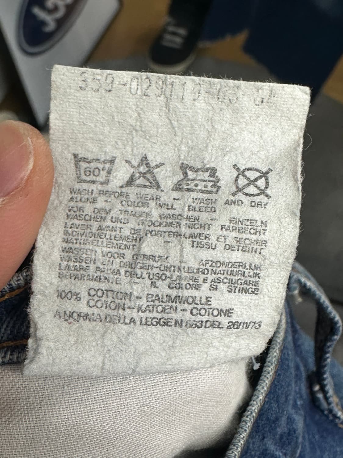 90s Levi's 630 오렌지탭 데님 팬츠 31x34 상품이미지8