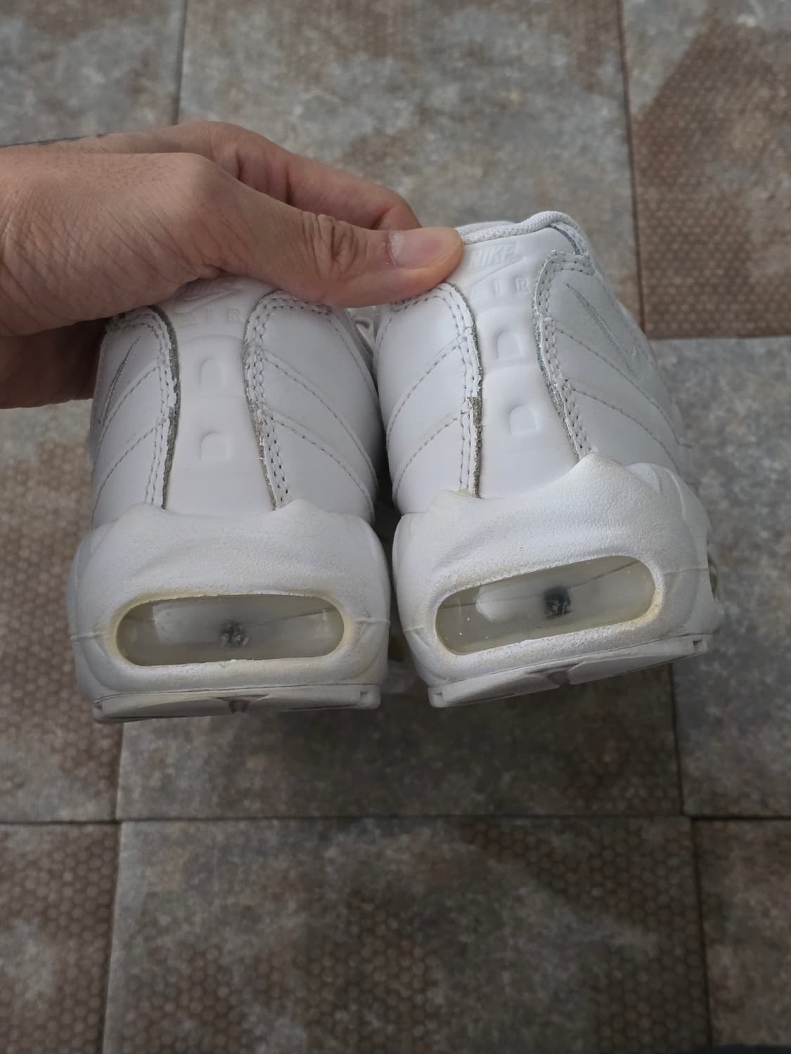 (225)나이키 에어맥스 95 트리플 화이트 상품이미지9