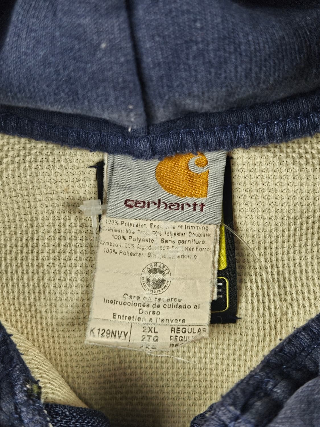 칼하트 페이즐리 반다나 커스텀 스웻 후드 집업 (2XL) / 11272 상품이미지7