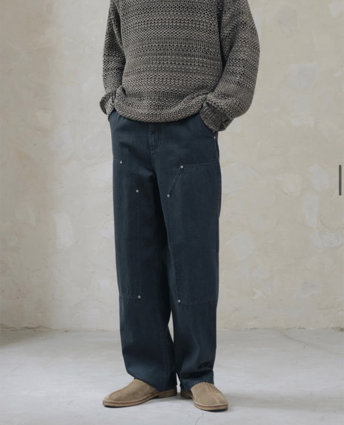 비슬로우 카펜터 데님팬츠 차콜 30 상품이미지1