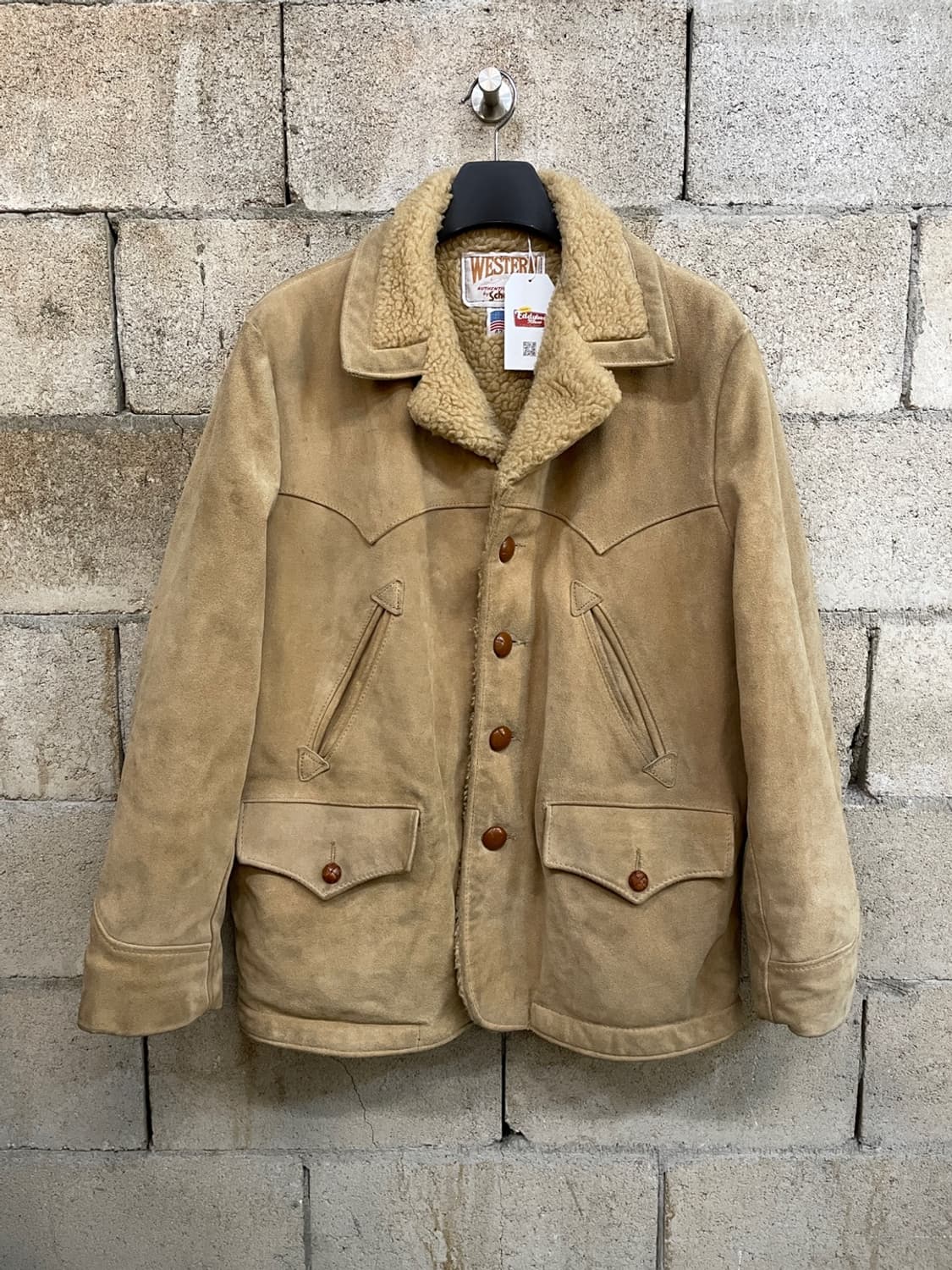 쇼트 웨스턴 무스탕 랜치 코트 상품이미지1