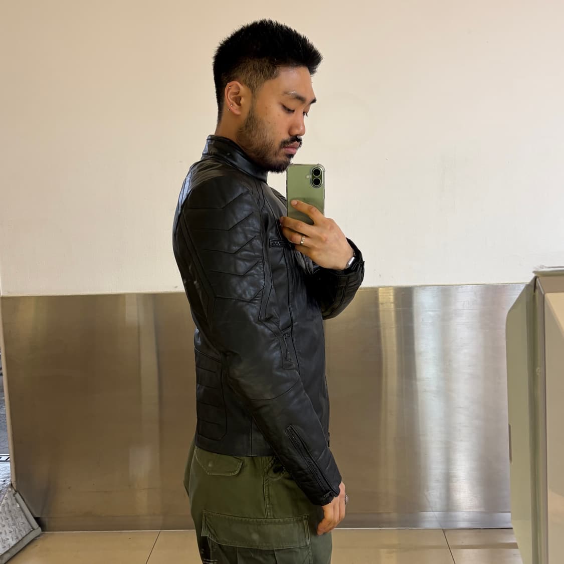 아르마니 익스체인지 바이커 자켓  상품이미지3