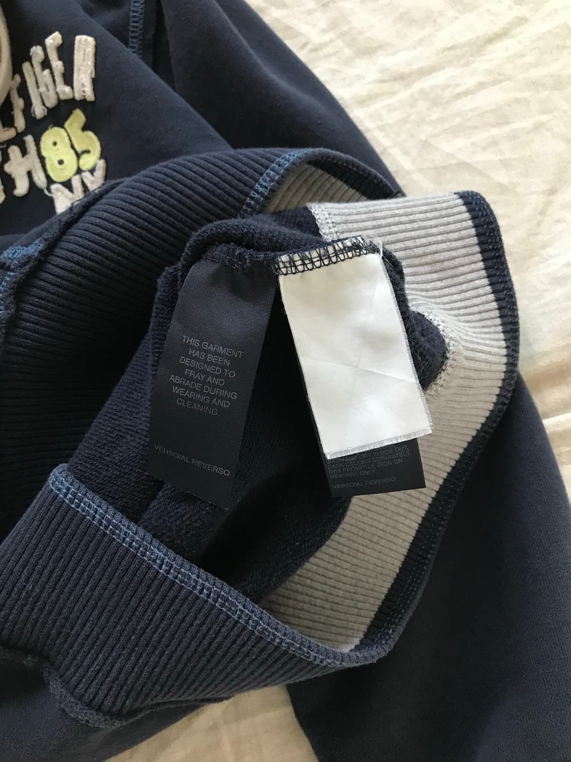 타미힐피거 자수로고 피그먼트 네이비 후드집업 상품이미지8