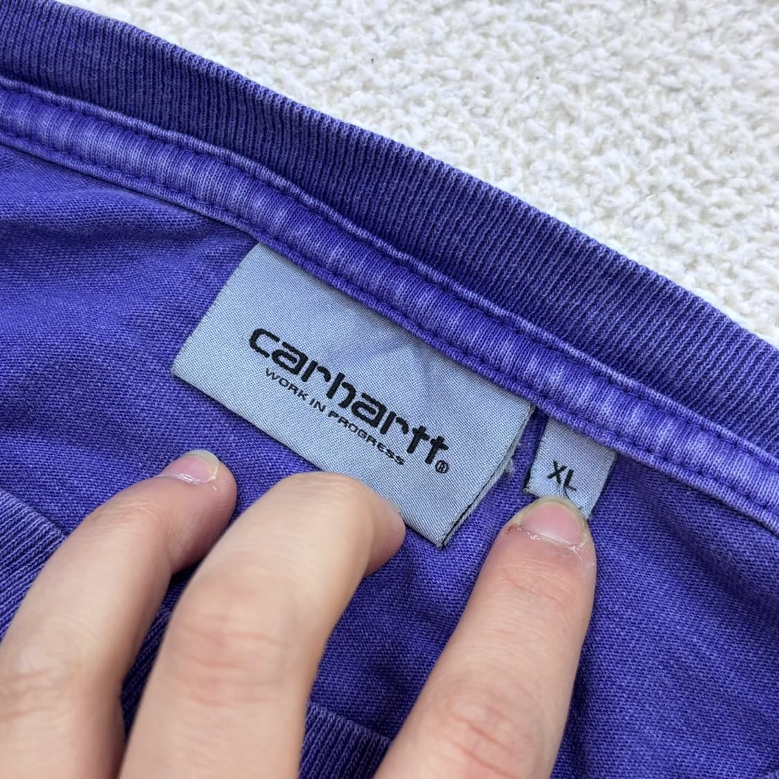 XL 칼하트 스몰로고 반팔 티셔츠 0317E 상품이미지3