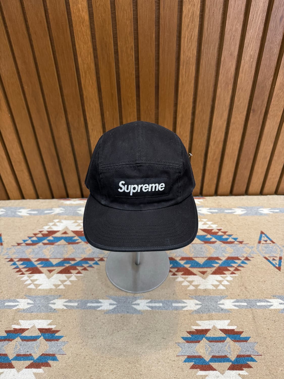 [OS] 슈프림 워시드 치노 트윌 캠프캡 블랙 -26ss 상품이미지1