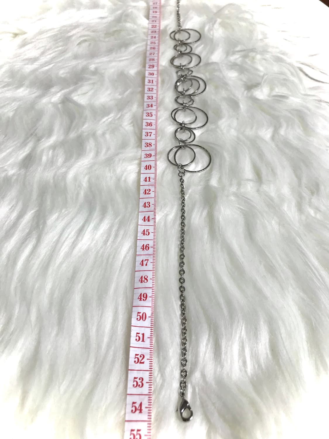 빈티지 링 체인 목걸이 락시크 갸루 레이어드 상품이미지5