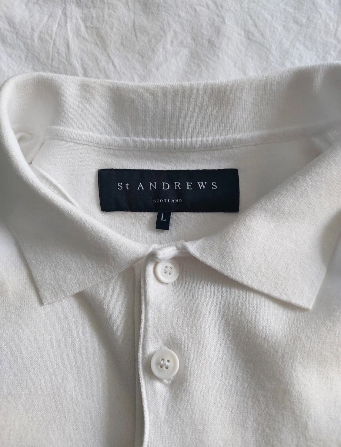 St. Andrews 카라넥 골프 니트 L 상품이미지3