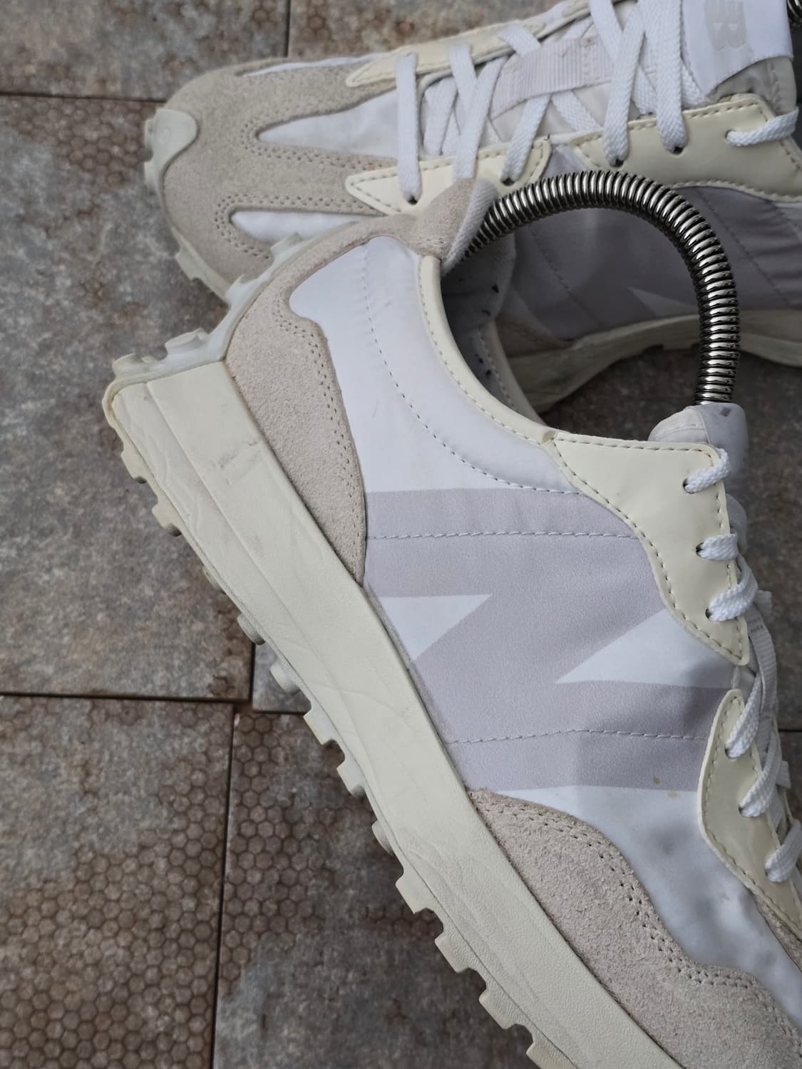 (260)뉴발란스 327 화이트 문빔 상품이미지8