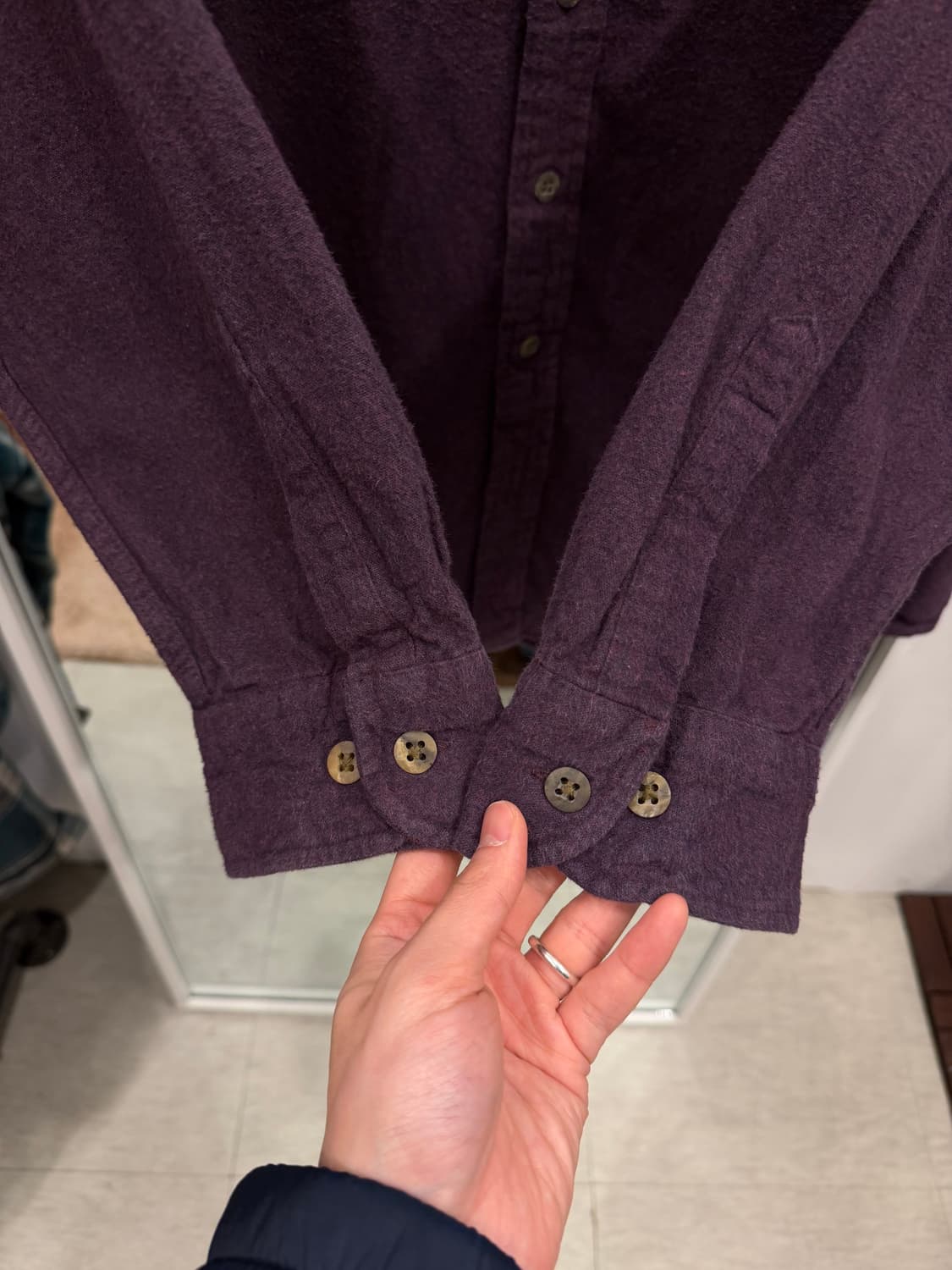 ST. John's Bay 세인트 존스 베이 빈티지 샤모아 셔츠 상품이미지4