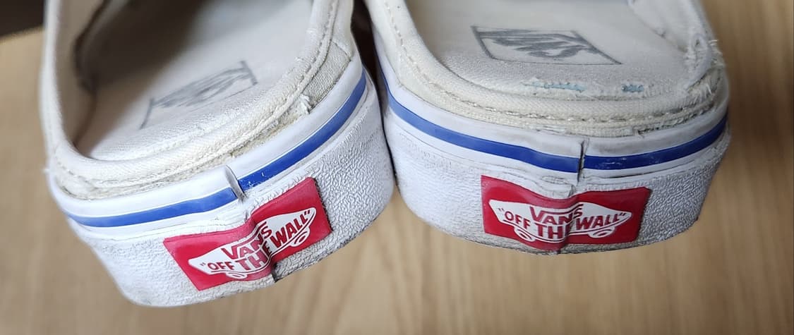 VANS 반스 슬립온 어센틱 뮬 아이보리 스니커즈, 운동화240~245 상품이미지8