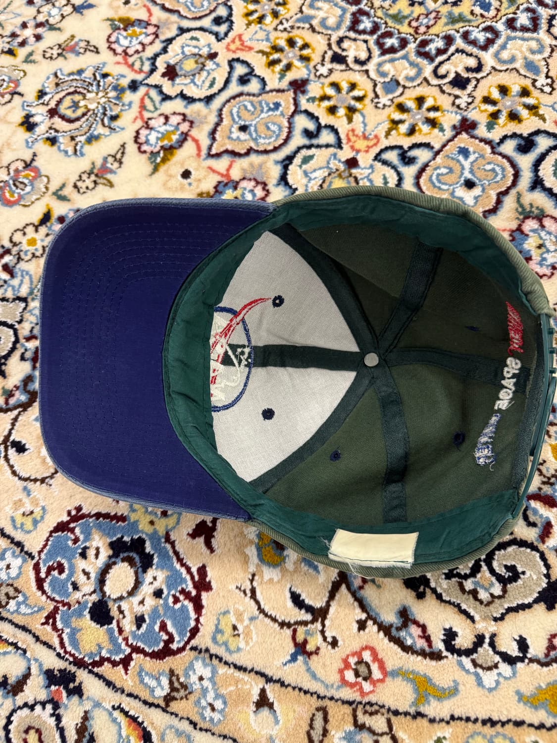 나사 로고 자수 투톤캡 상품이미지4