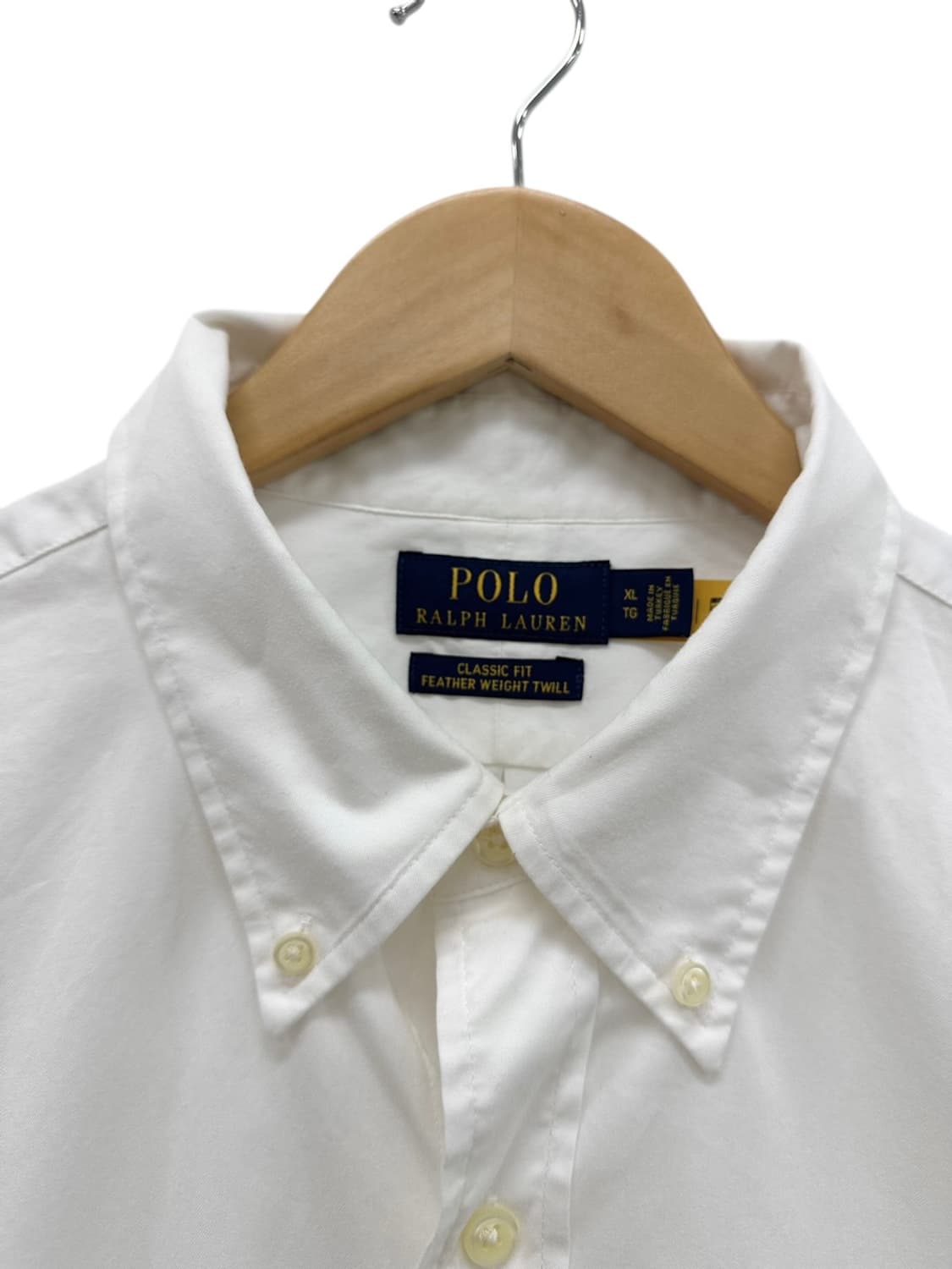 폴로 옥스포드 셔츠 화이트 (XL~2XL) 상품이미지3