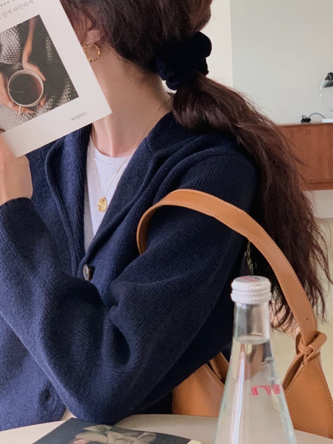 어베인 시그니처텍 캐시미어 울 니트자켓 (옷장정리) 상품이미지1