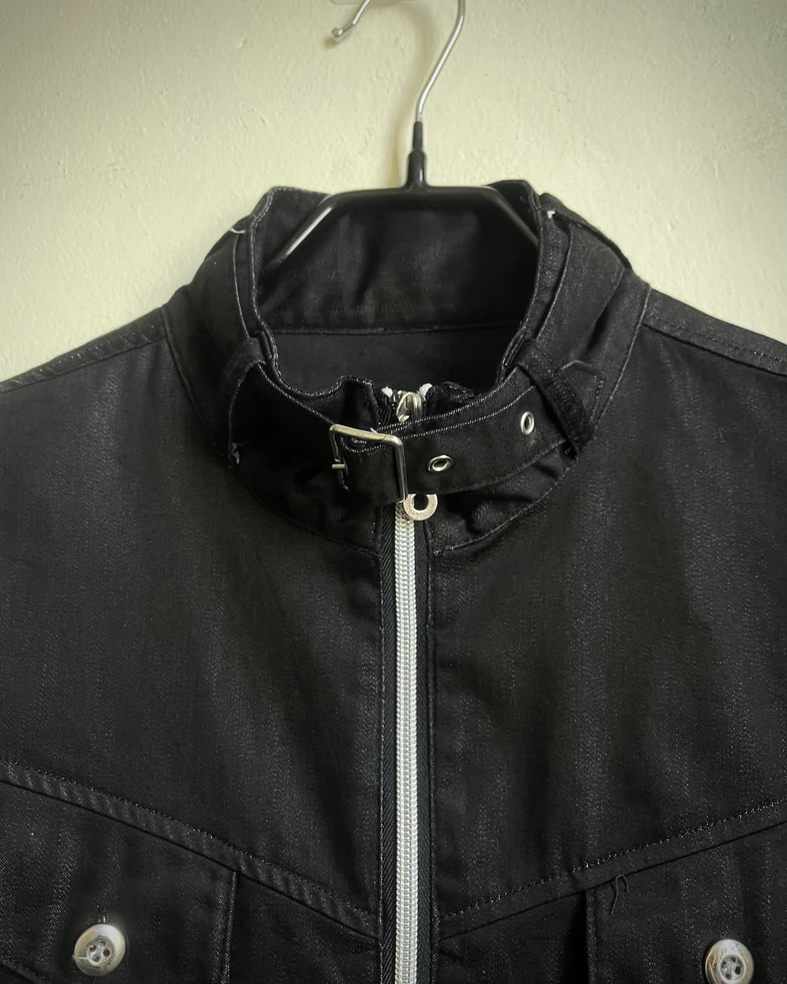 MFE Half Sleeve Black Shirt Zip-up  상품이미지3