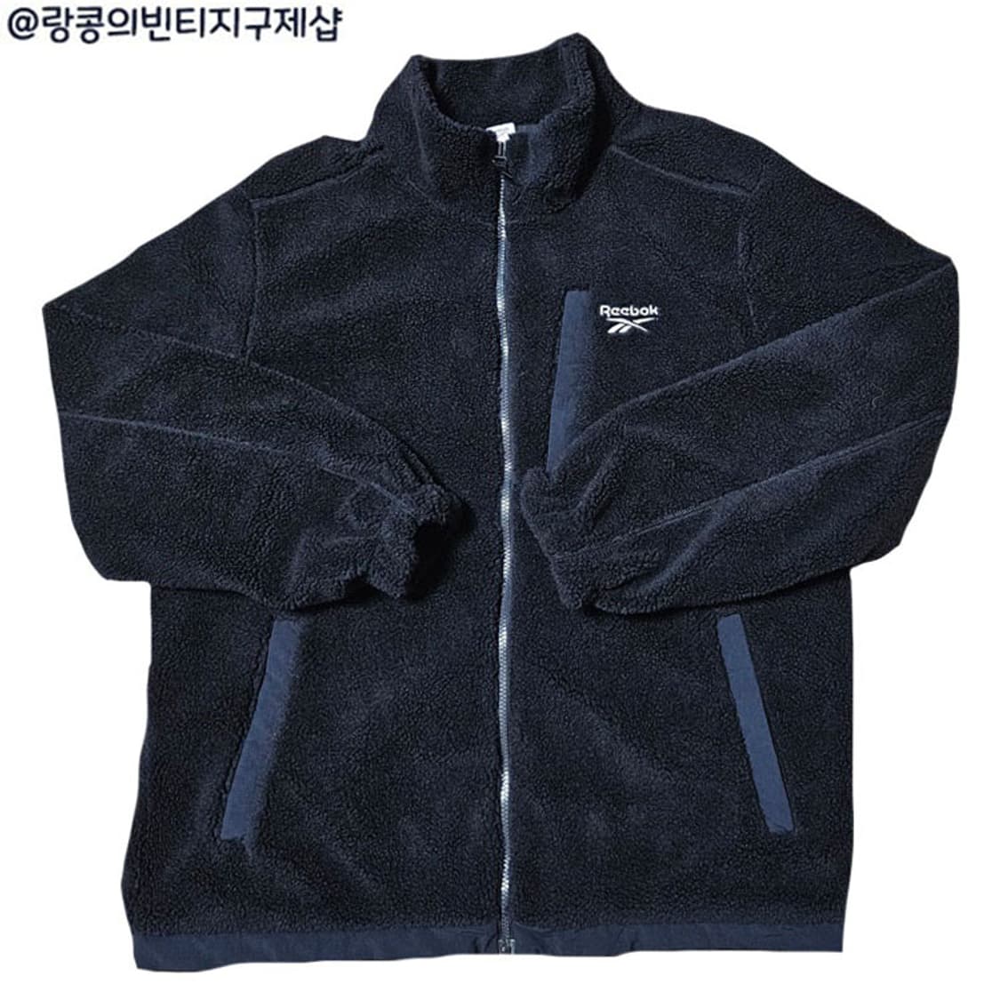 리복 올드스쿨 빈티지 후리스 자켓 상품이미지1