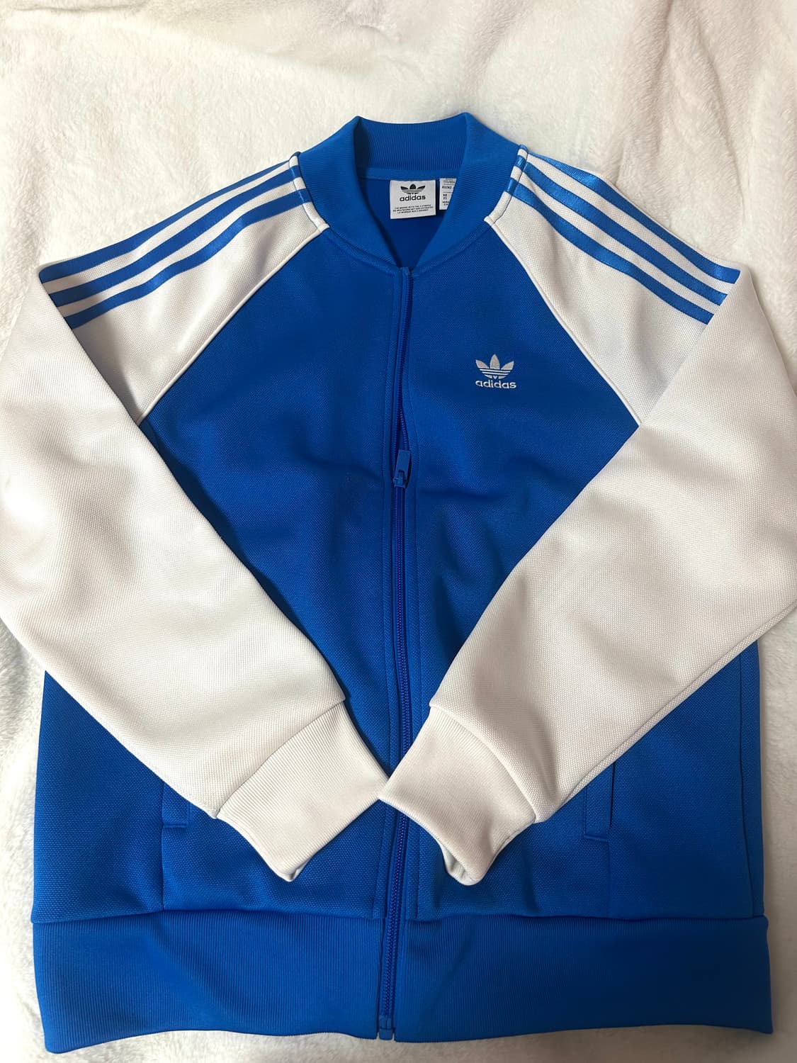 아디다스 블루앤화이트 자켓 상품이미지2