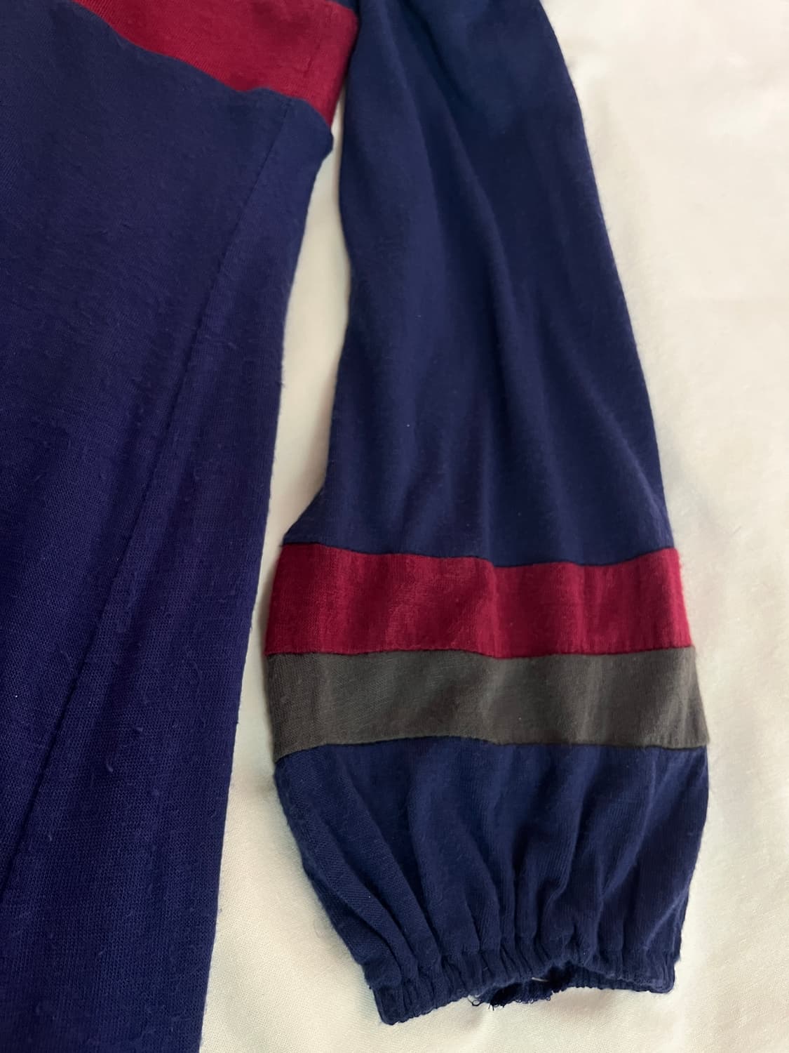 Color block puff long sleeve 상품이미지9