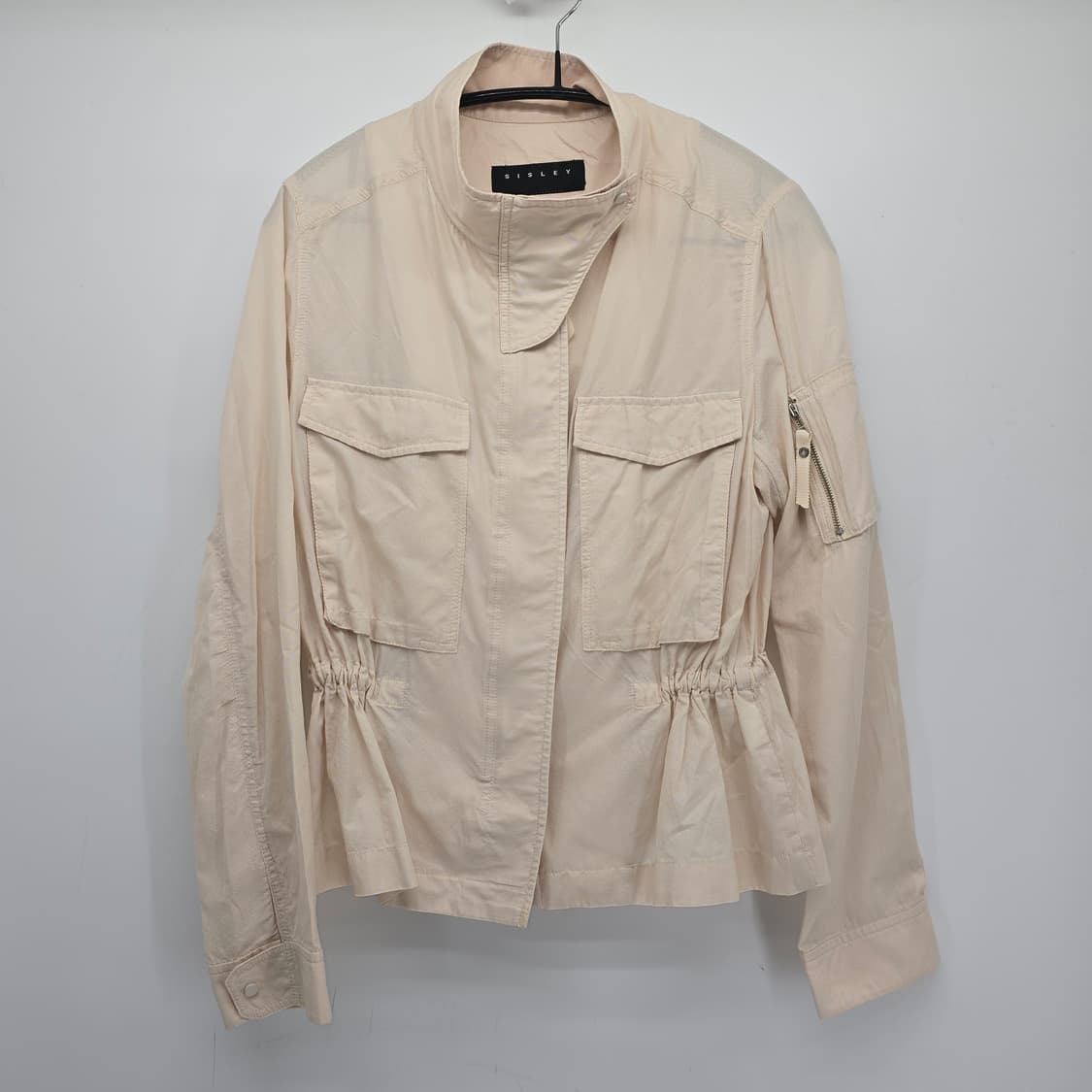 시슬리 베이지색 여성 야상 자켓  [C40211] 상품이미지1