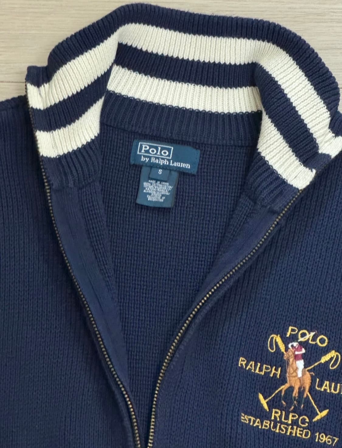 폴로 랄프로렌 니트 집업 상품이미지3