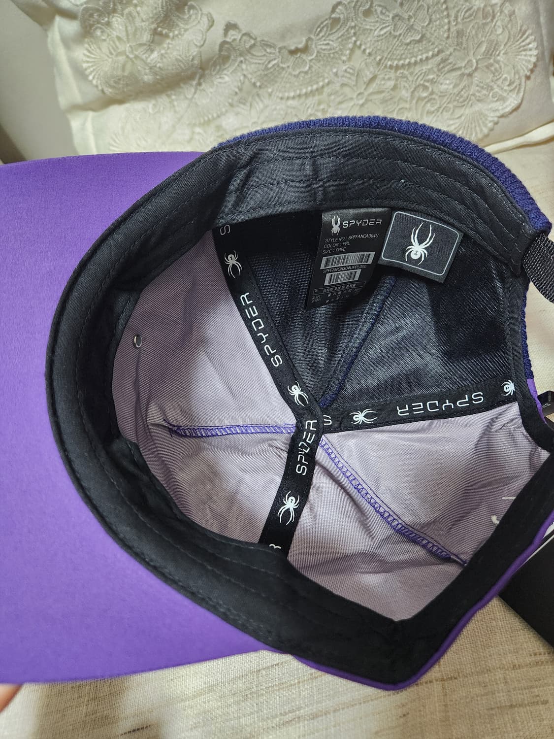 (새상품)스파이더 스냅백 프리 상품이미지6